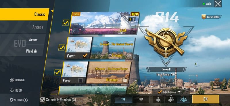 server change in pubg mobile