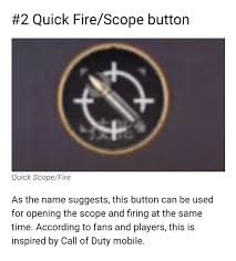 Quick Fire Scope button